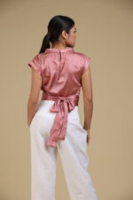Crop Top With Back Tie - Image 4