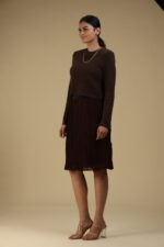 Pleated Elastic Banded Skirt (Co-ords) (Copy) - Image 9