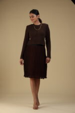 Pleated Elastic Banded Skirt (Co-ords) (Copy) - Image 8