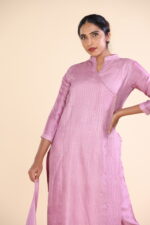 Lavender Russian Silk Sequence Embellished Salwar Set - Image 2