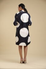 Twill Fabric Colossal Polka Shirt Dress - Image 4